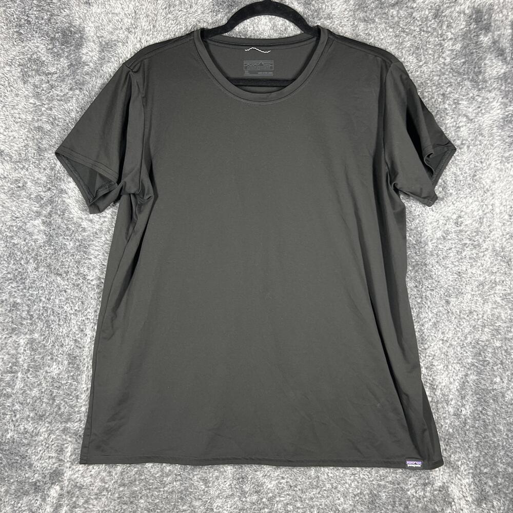 Patagonia Shirt Womens XL Black Capilene Cool Daily Lightweight Moisture Wicking